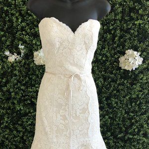 Tara Keely 2958 Size 10 White/Ivory Mermaid